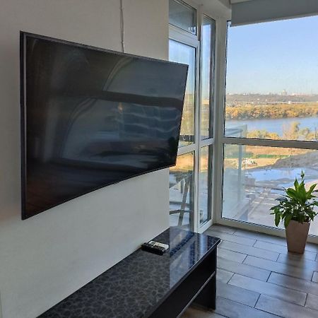 4 Rooms Apartment With A View Of The Dnieper River Kyjev Exteriér fotografie